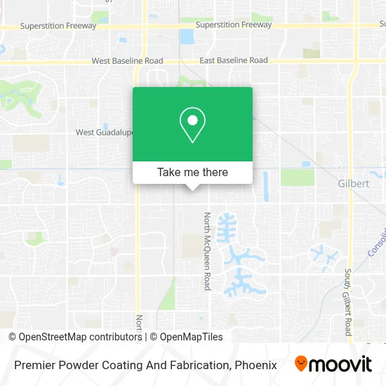 Premier Powder Coating And Fabrication map