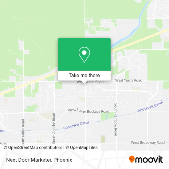 Next Door Marketer map
