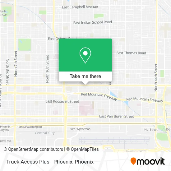 Truck Access Plus - Phoenix map