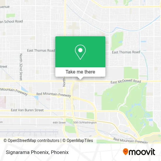 Signarama Phoenix map