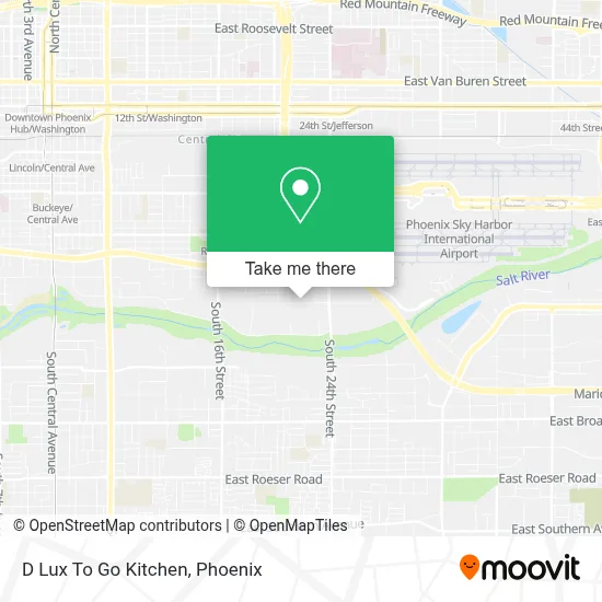D Lux To Go Kitchen map