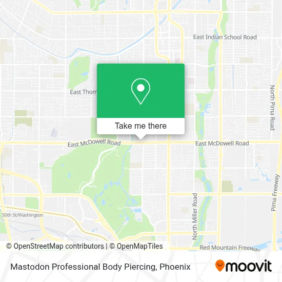 Mastodon Professional Body Piercing map