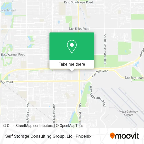 Self Storage Consulting Group, Llc. map