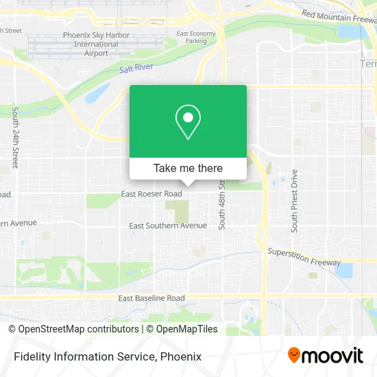 Fidelity Information Service map