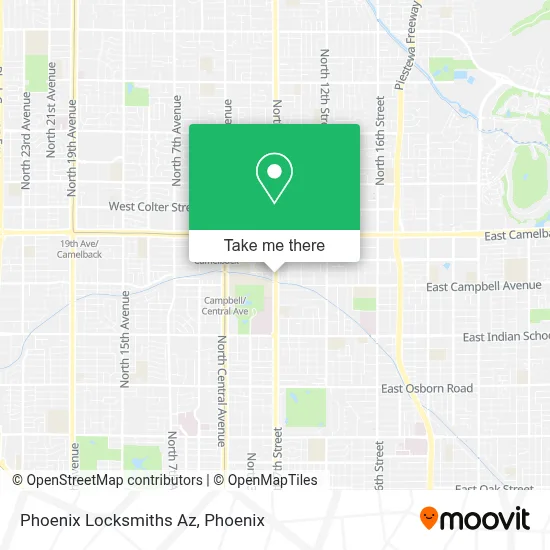 Phoenix Locksmiths Az map
