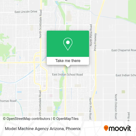 Model Machine Agency Arizona map
