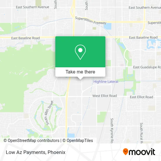 Low Az Payments map