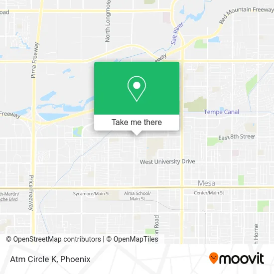 Atm Circle K map