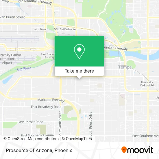 Prosource Of Arizona map