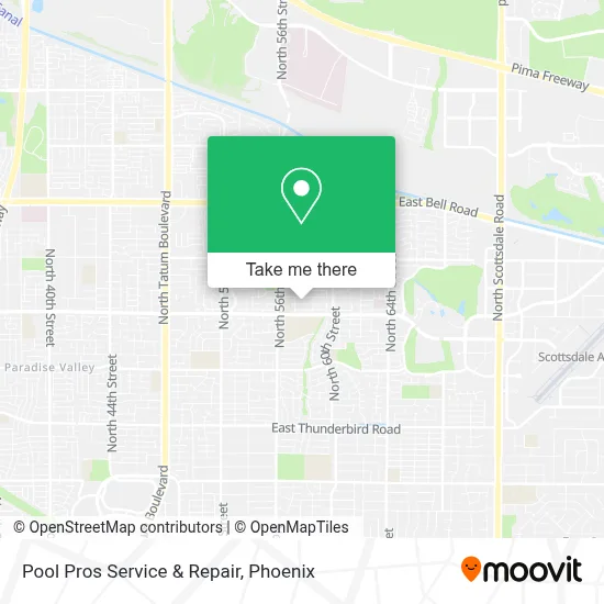 Pool Pros Service & Repair map