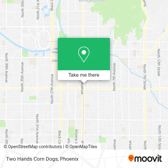 Two Hands Corn Dogs map