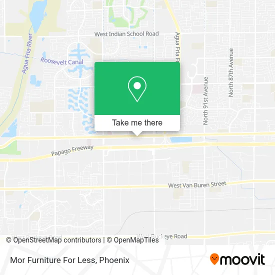 Mor Furniture For Less map