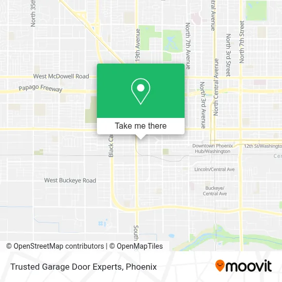 Trusted Garage Door Experts map