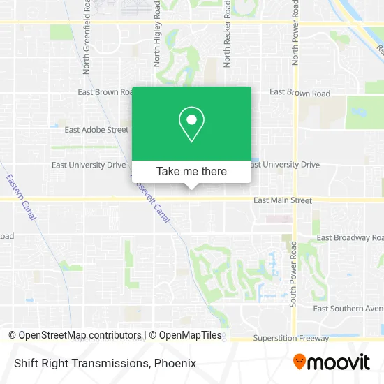 Shift Right Transmissions map