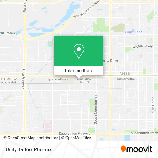 Unity Tattoo map