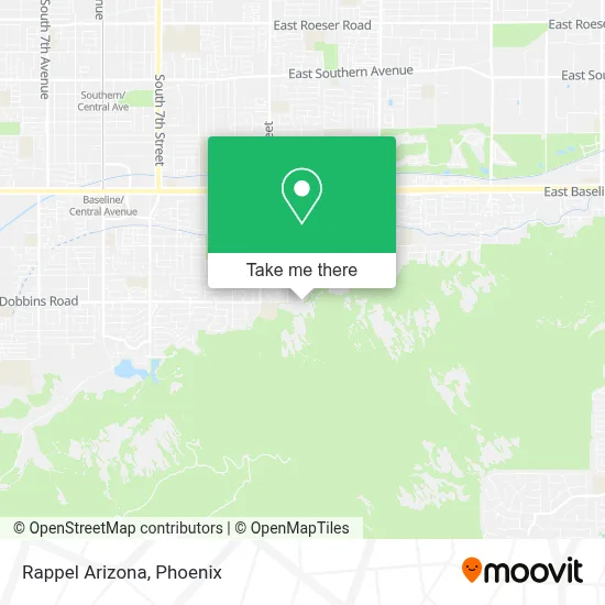 Rappel Arizona map