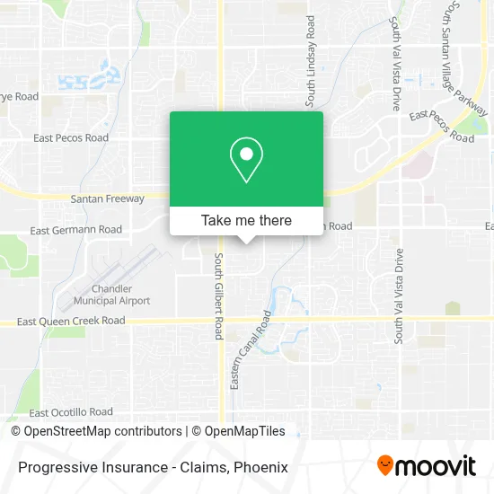 Progressive Insurance - Claims map