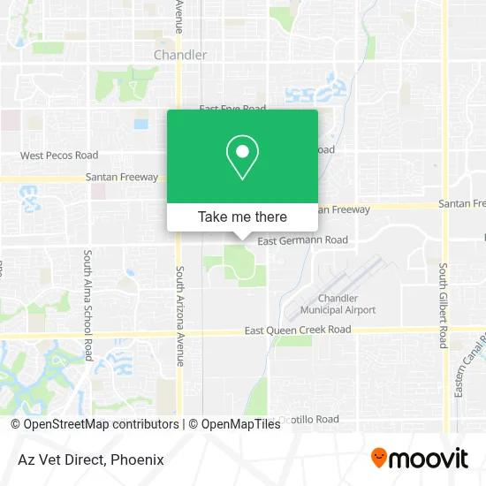 Az Vet Direct map