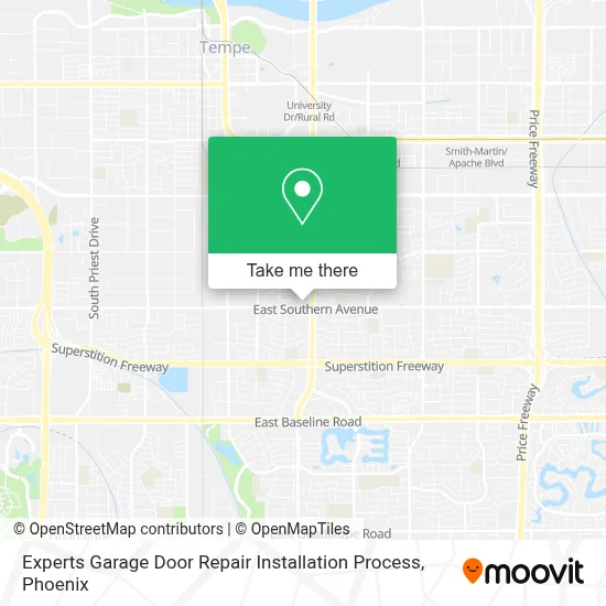 Experts Garage Door Repair Installation Process map