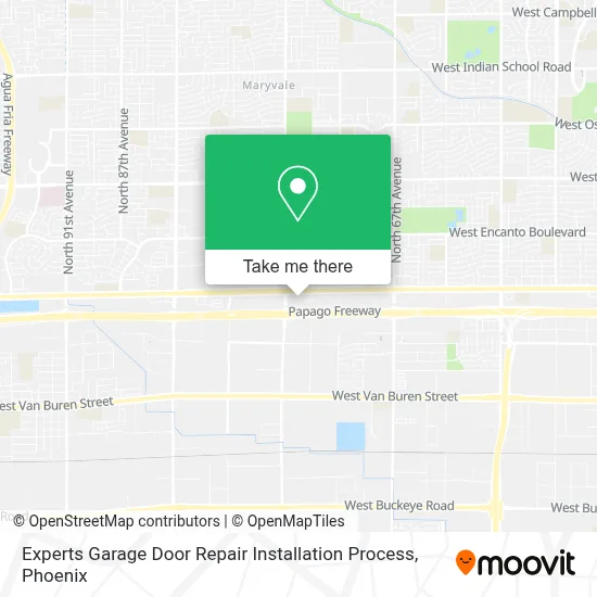 Experts Garage Door Repair Installation Process map