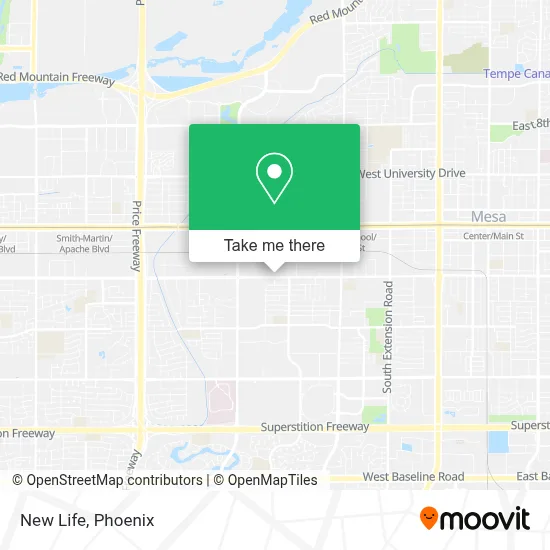 New Life map
