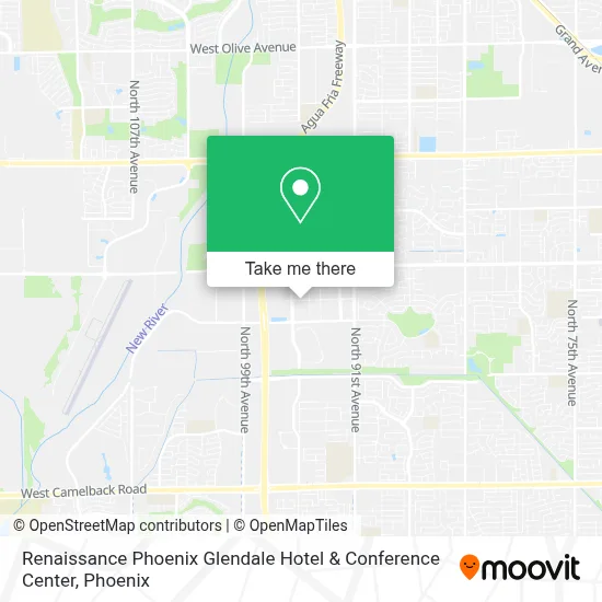 Renaissance Phoenix Glendale Hotel & Conference Center map