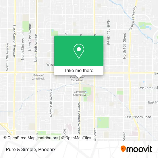 Pure & Simple map
