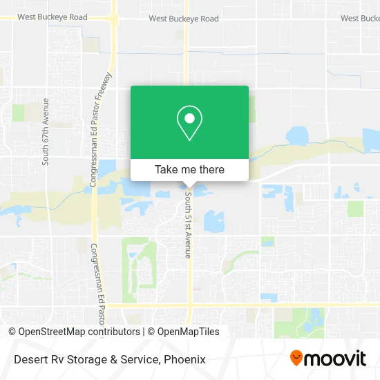 Desert Rv Storage & Service map