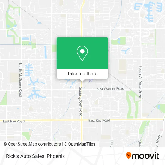 Rick's Auto Sales map