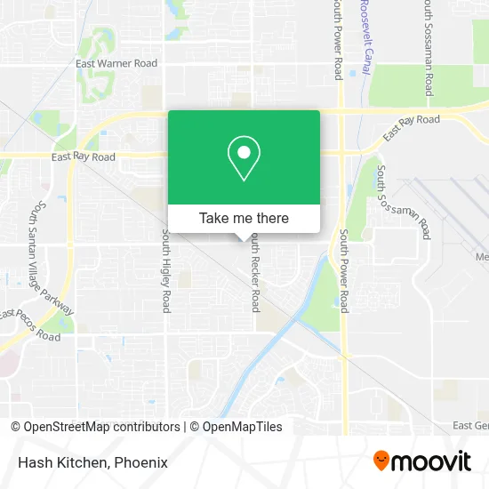 Hash Kitchen map