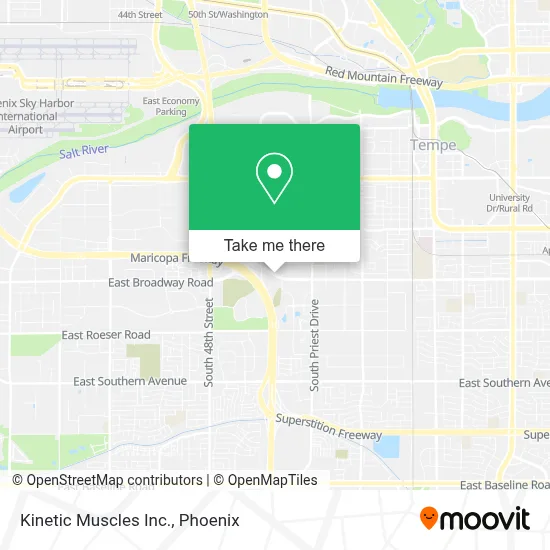 Kinetic Muscles Inc. map