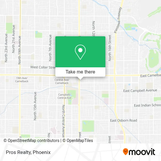 Pros Realty map