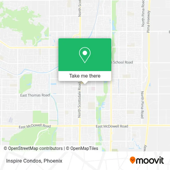 Inspire Condos map