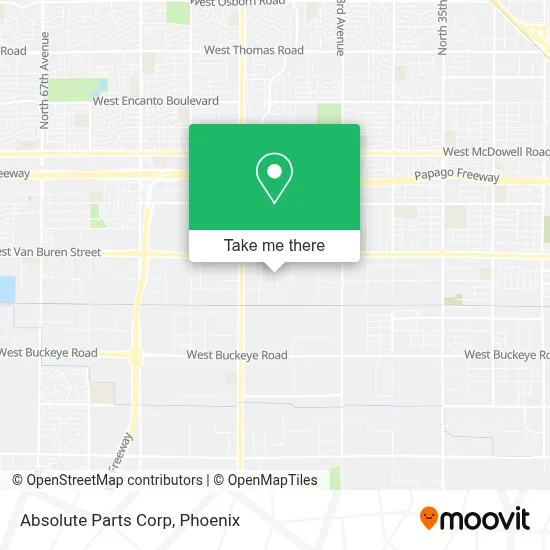 Absolute Parts Corp map