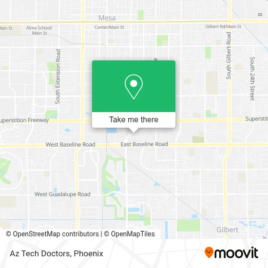 Az Tech Doctors map