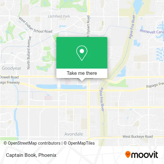 Captain Book map