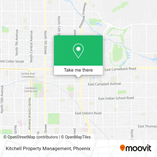 Kitchell Property Management map