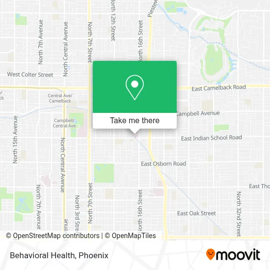 Behavioral Health map