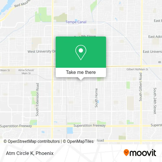 Atm Circle K map