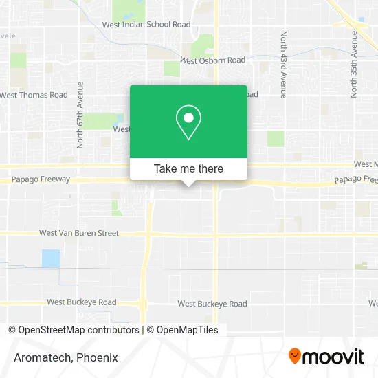 Aromatech map