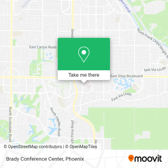 Brady Conference Center map