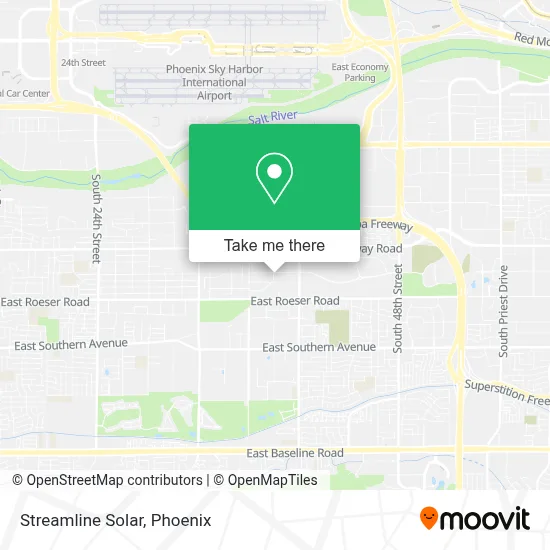 Streamline Solar map