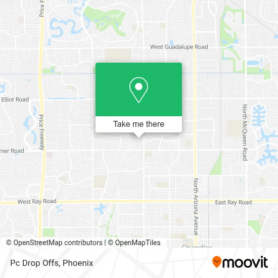Pc Drop Offs map