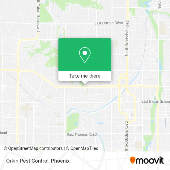 Orkin Pest Control map
