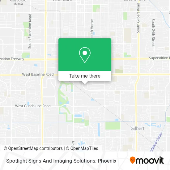 Spotlight Signs And Imaging Solutions map