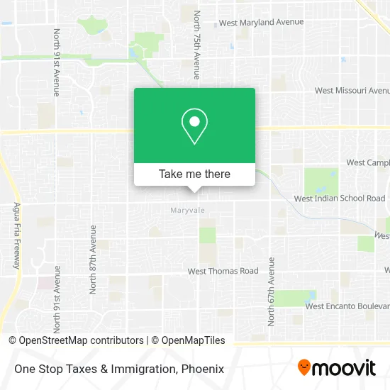 One Stop Taxes & Immigration map