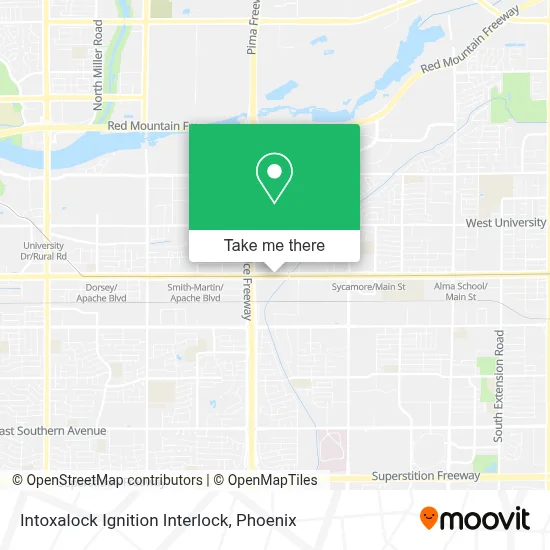 Intoxalock Ignition Interlock map