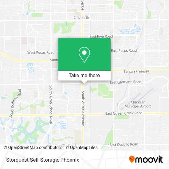 Storquest Self Storage map