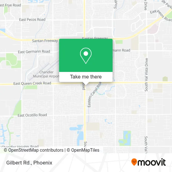 Gilbert Rd. map