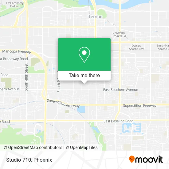 Studio 710 map